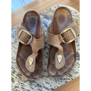 Birkenstock Gizeh Women's Thong Sandals, Cognac Sz41,Brunch Country Club, Vacay